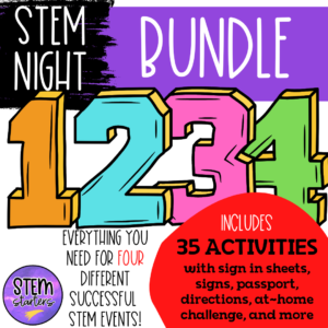 STEM Night BUNDLE 1, 2, 3, 4