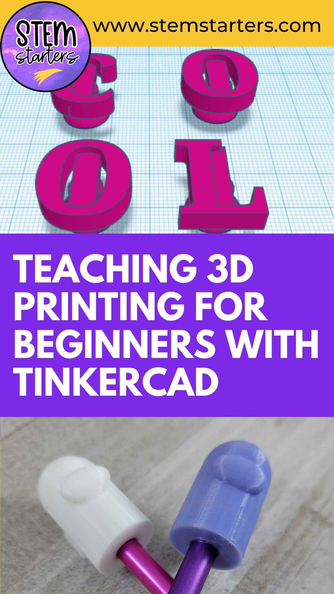 title for teaching 3d printing to beginners