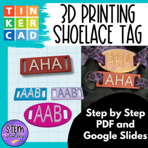 Design a Custom 3D Shoe Tag in Tinkercad – Engaging STEM & 3D Design Lesson!