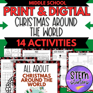 Christmas Around the World Workbook Activity Packet