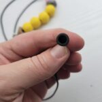 knot the cord and pull inside